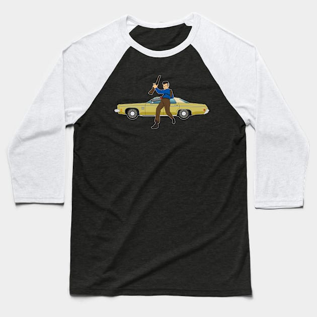 El Jefe Racer Baseball T-Shirt by CCDesign